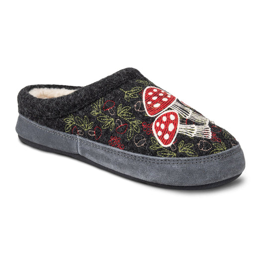 Women's Forest Mule SLIPPERS ACORN L (8-9) Mushroom