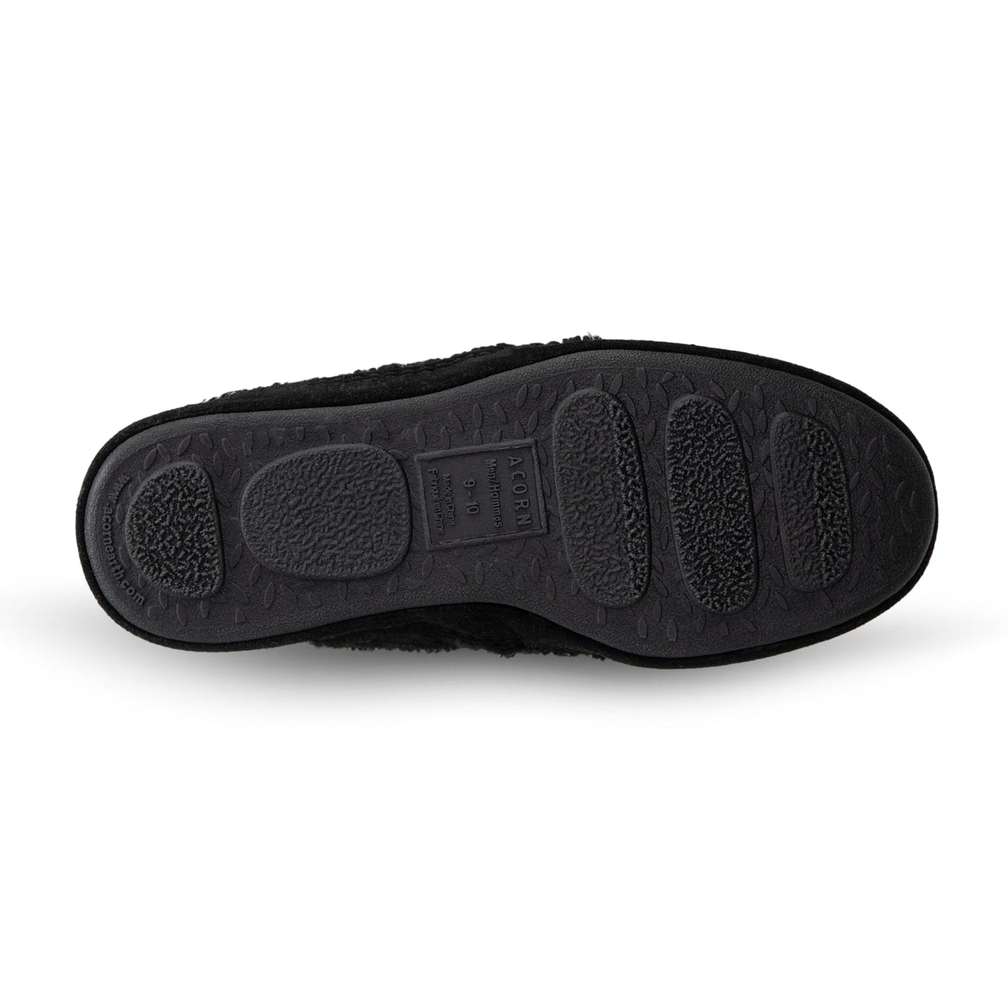 Men's Texured Moccasin SLIPPERS ACORN