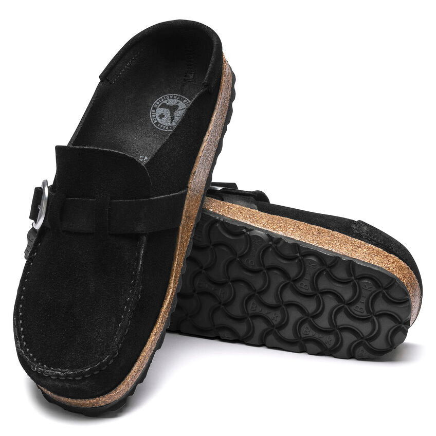 Birkenstock Buckley Black Suede Shoes BIRKENSTOCK 35N Black Suede 