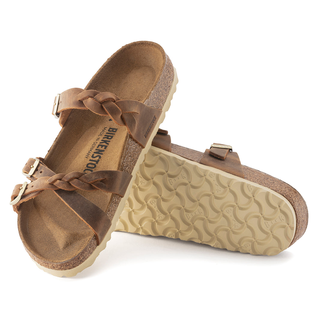 Birkenstock Franca Braid Cognac SHOES BIRKENSTOCK 36R Cognac