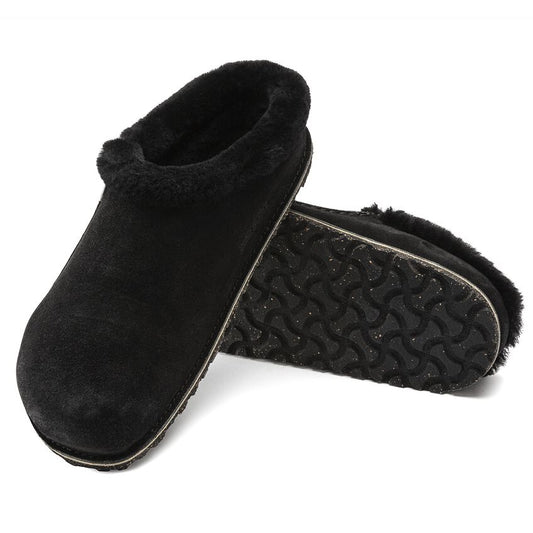 Birkenstock Zermatt Premium Black Shearling SLIPPERS BIRKENSTOCK 44R Black