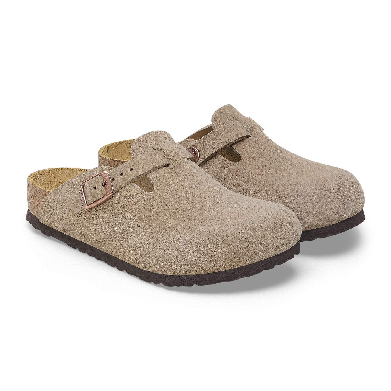 Kid's Boston Taupe Suede SHOES BIRKENSTOCK