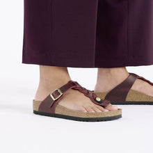 Load image into Gallery viewer, Birkenstock Gizeh Braid Zinfandel SHOES BIRKENSTOCK   
