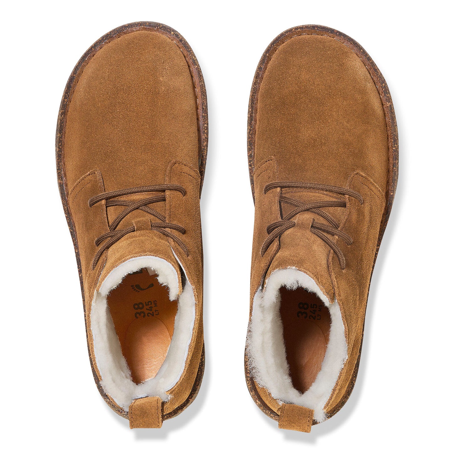 Birkenstock Women's Uppsala Mid Shearling Dark Tea