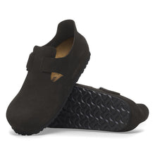 Load image into Gallery viewer, Birkenstock London Black Suede Med/Narrow Width SHOES BIRKENSTOCK 36N Black
