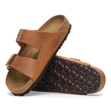 Load image into Gallery viewer, Birkenstock Arizona Cognac Oiled Leather Classic Footbed SHOES BIRKENSTOCK 35R Cognac
