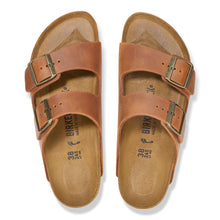 Load image into Gallery viewer, Birkenstock Arizona Cognac Oiled Leather Classic Footbed SHOES BIRKENSTOCK
