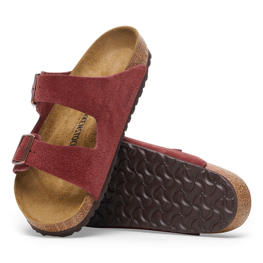 Birkenstock Women's Arizona Zinfandel Suede SHOES BIRKENSTOCK 37N Zinfandel