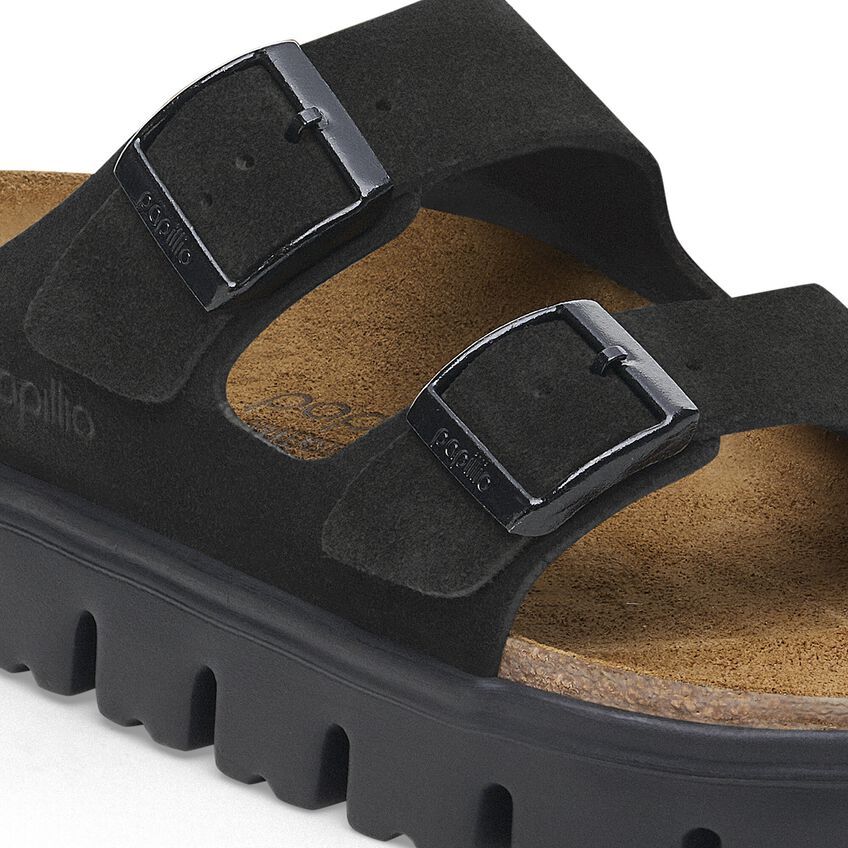 Birkenstock Women's Arizona Chunky Black Suede SHOES BIRKENSTOCK   