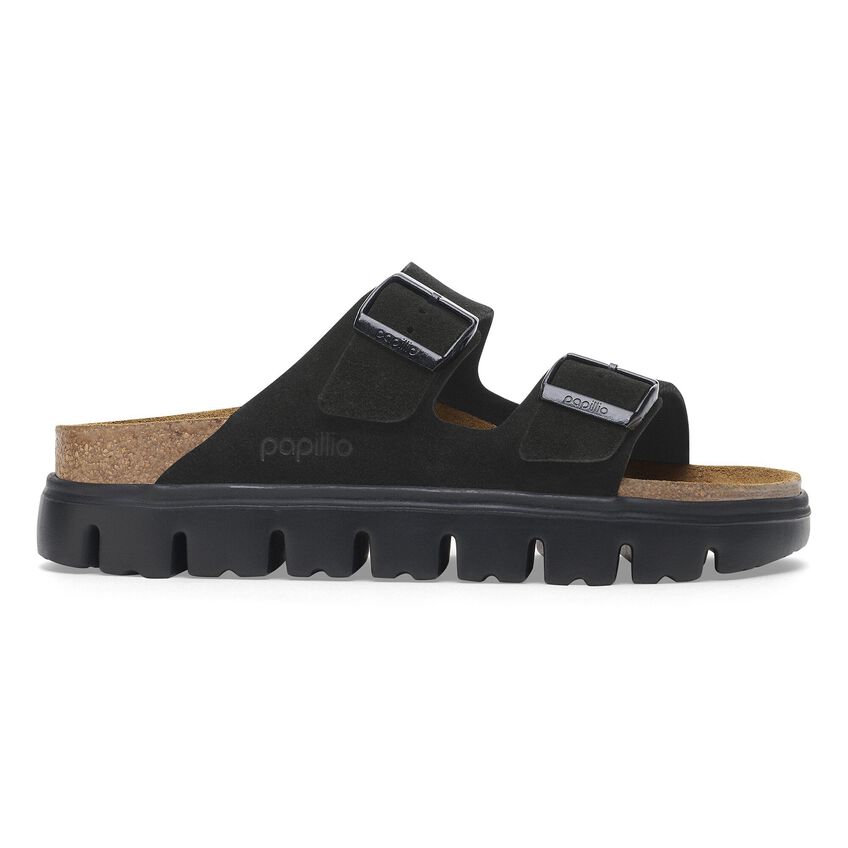 Birkenstock Women's Arizona Chunky Black Suede SHOES BIRKENSTOCK   