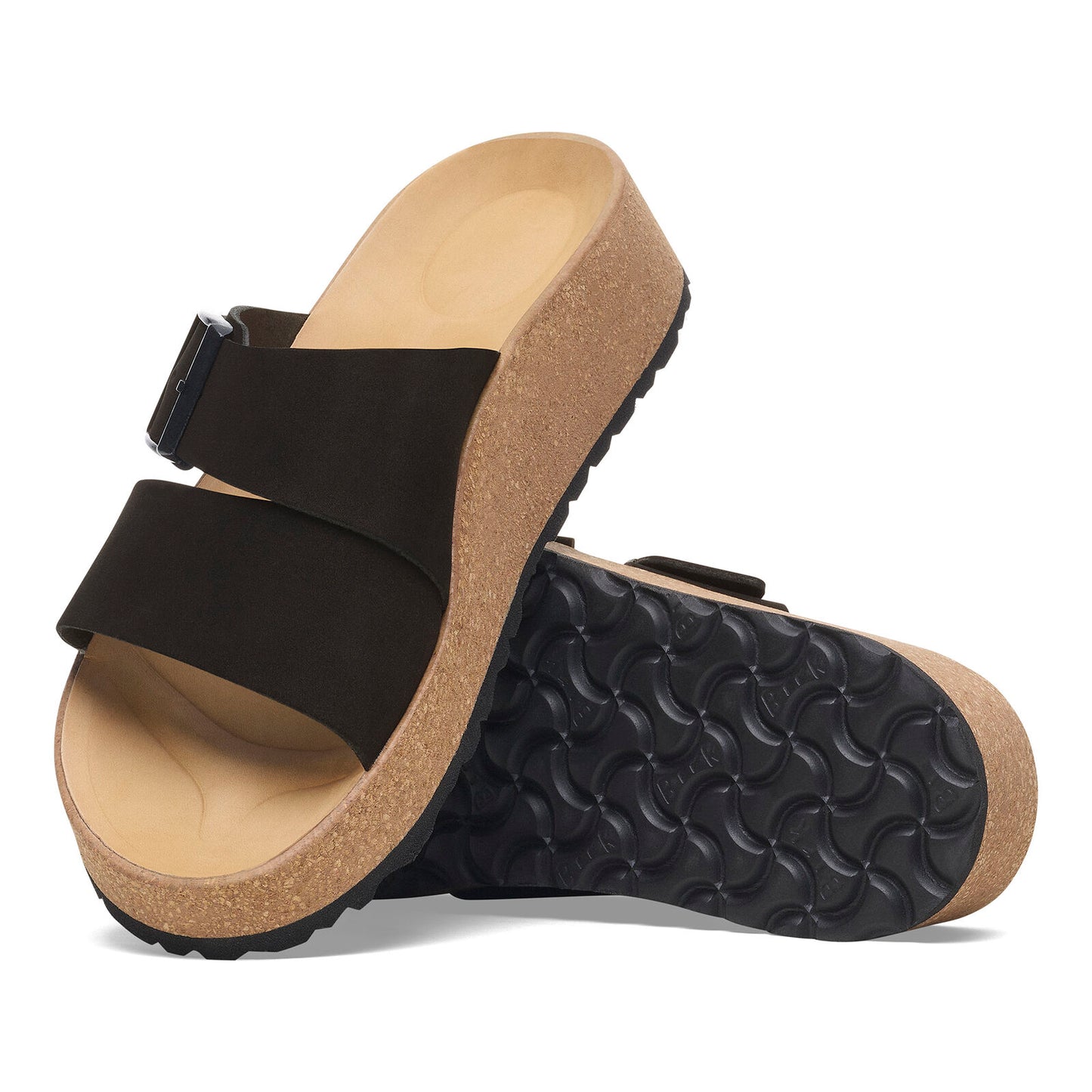 Papillio Almina Black Nubuck SHOES BIRKENSTOCK 36N Black