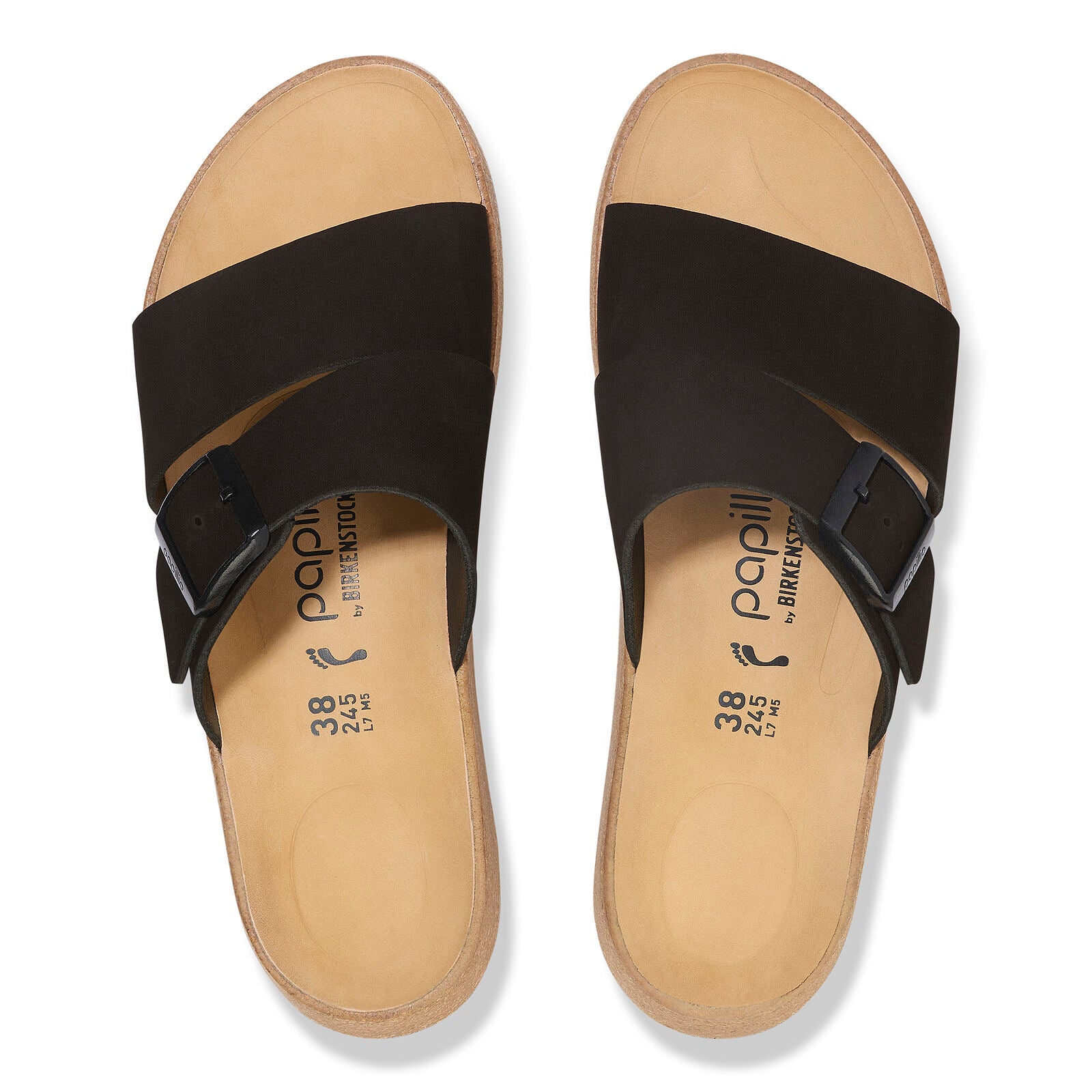 Papillio Almina Black Nubuck SHOES BIRKENSTOCK