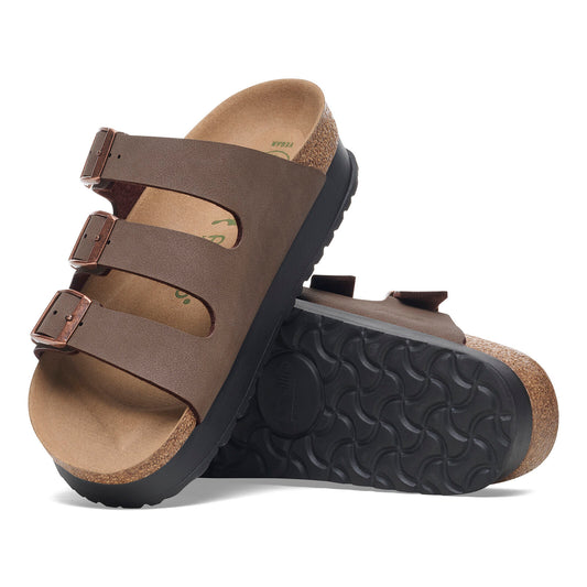Birkenstock Florida Flex Platform Mocha Birkibuc SHOES BIRKENSTOCK 36 Mocha Narrow