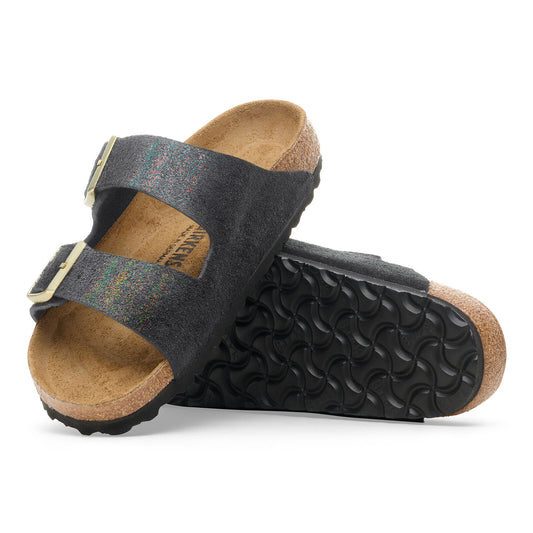 Birkenstock Women's Arizona Shimmering Black SHOES BIRKENSTOCK 37N Shimmering Black