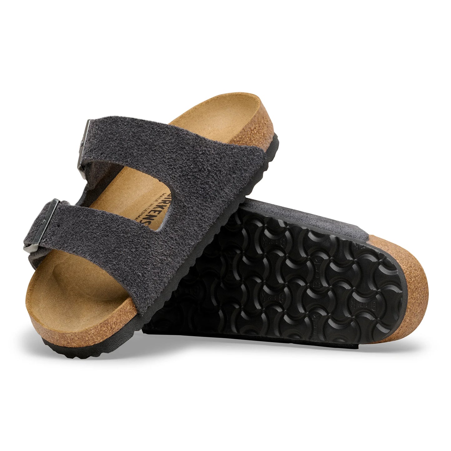 Unisex Arizona Charcoal SHOES BIRKENSTOCK 35N Charcoal