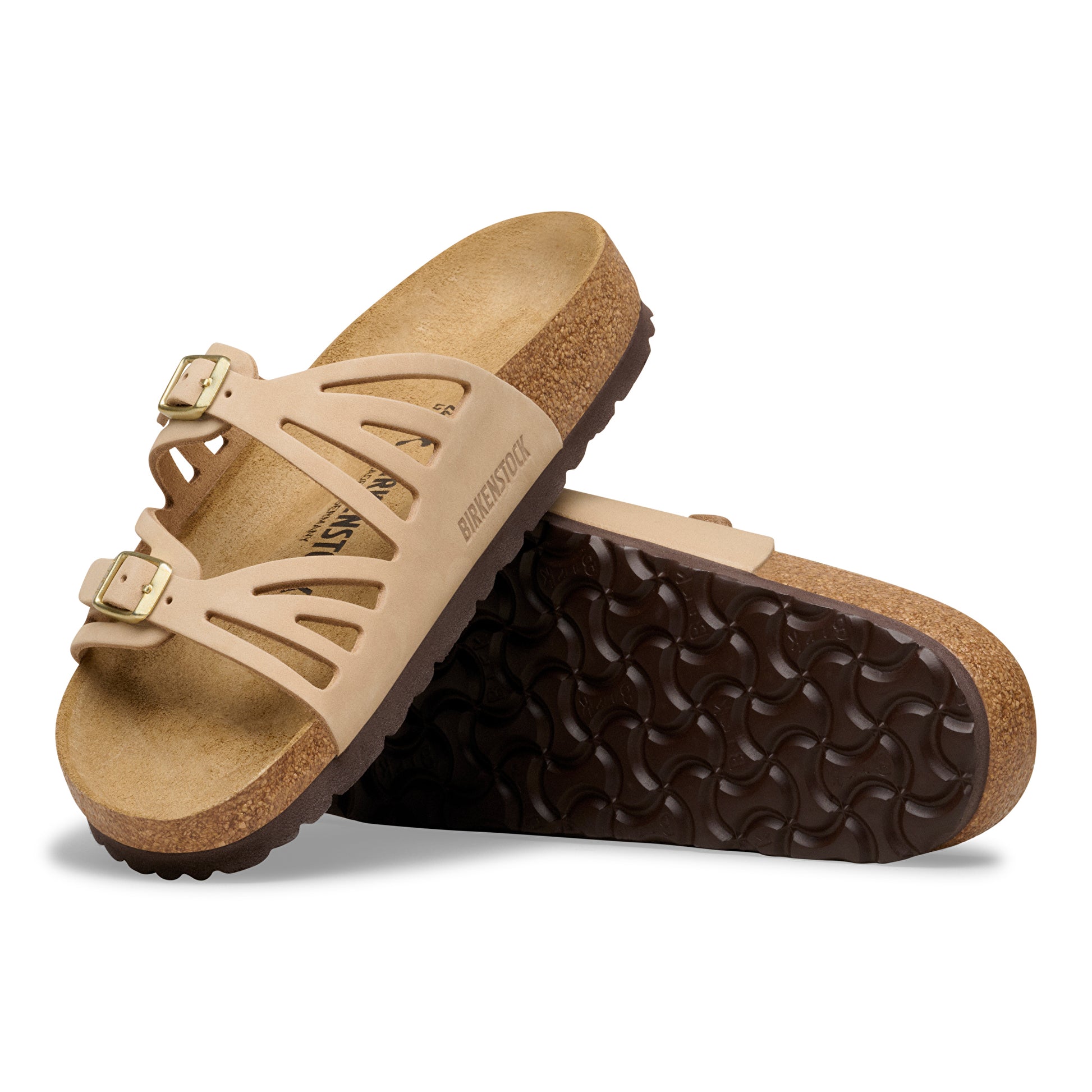 Women's Granada Sandcastle Nubuck SHOES BIRKENSTOCK 36R Sandcastle