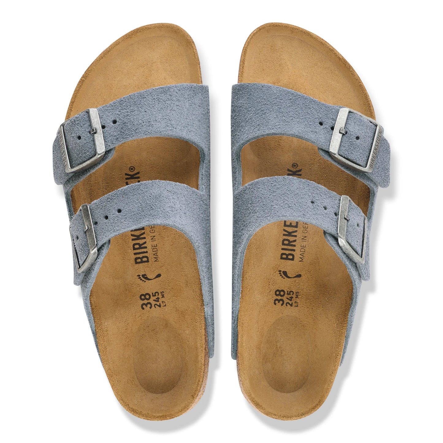 Unisex Arizona Stone Blue Suede