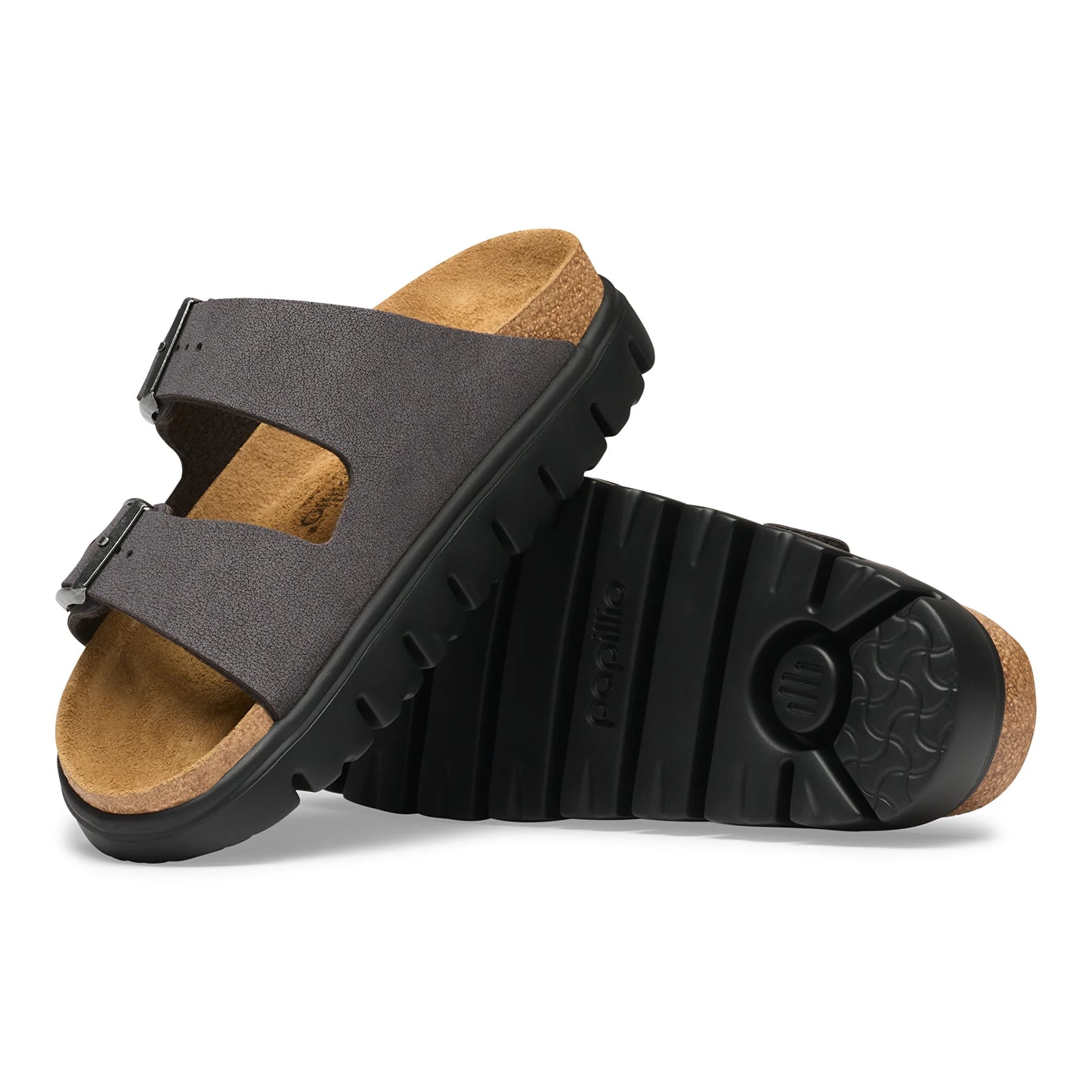 Women's Arizona Chunky Velvet Gray Birkibuc