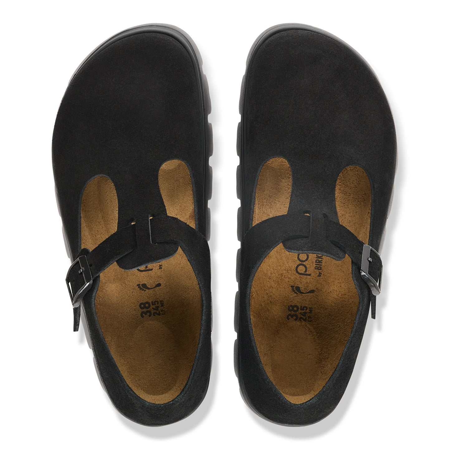 Women's Paris Chunky Black Suede