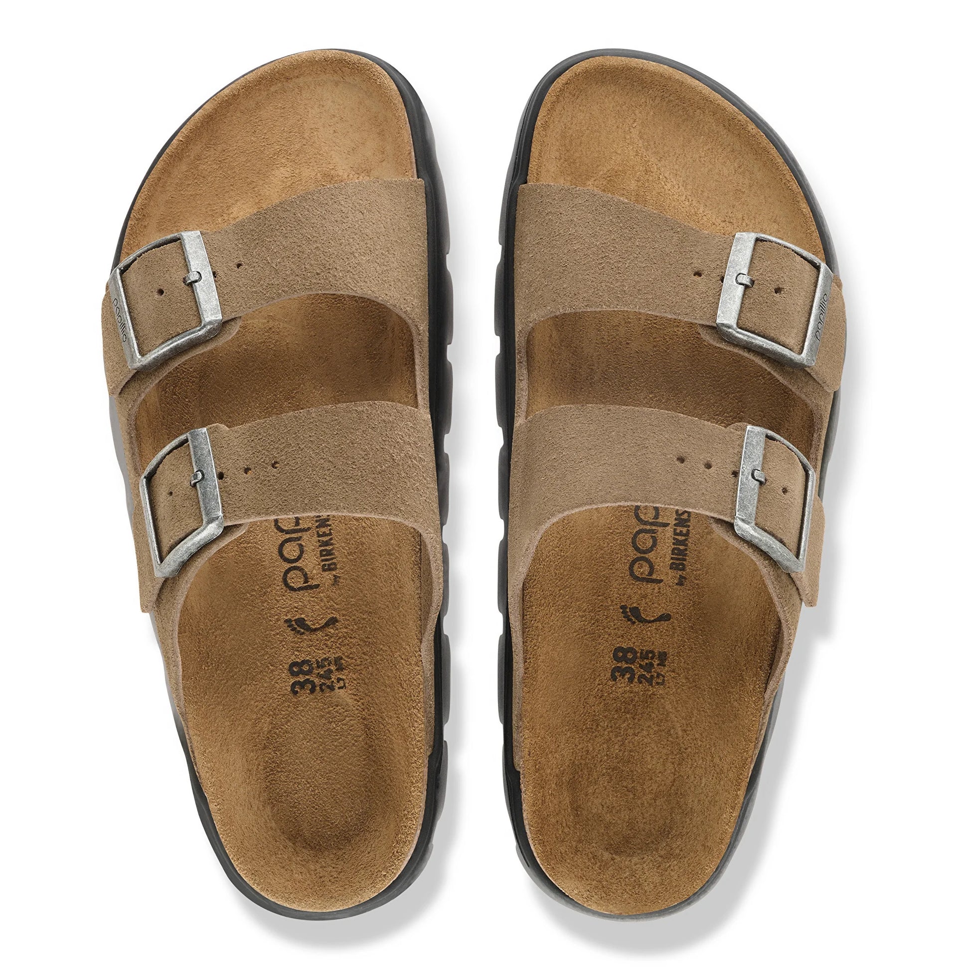 Women's Arizona Chunky Gray Taupe SHOES BIRKENSTOCK