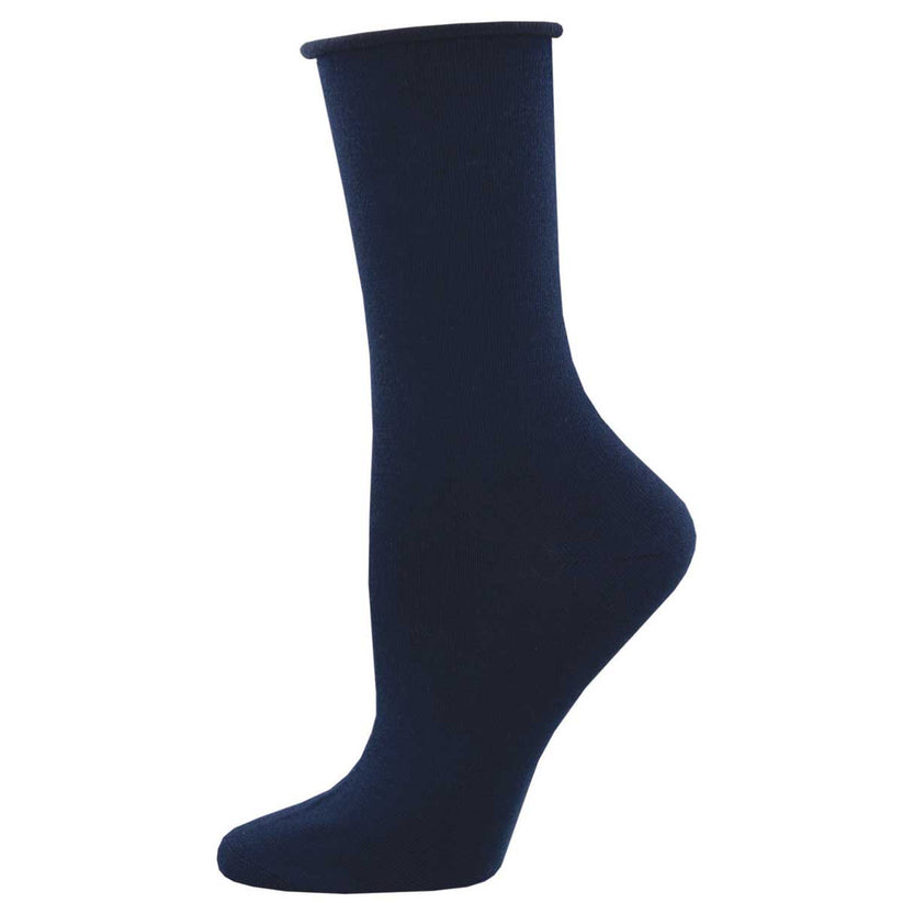Women's Solid Bamboo SOX SOCKSMITH ALL Navy