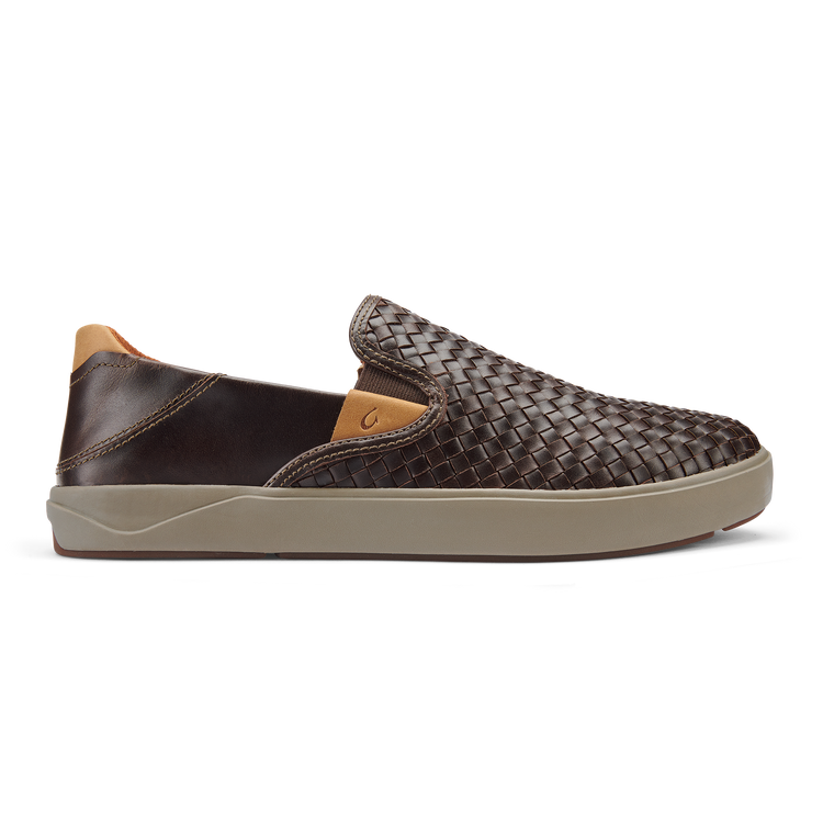 Olukai Men's Lae'ahi Lauhala SHOES OLUKAI 9.5 Dark Wood