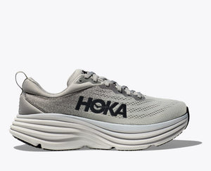 Hoka Men's Bondi 8 SHOES HOKA 9.5R Sharkskin / Harbor Mist 