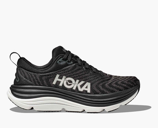 HOKA Men's Gaviota 5 SHOES HOKA 9R Black/White