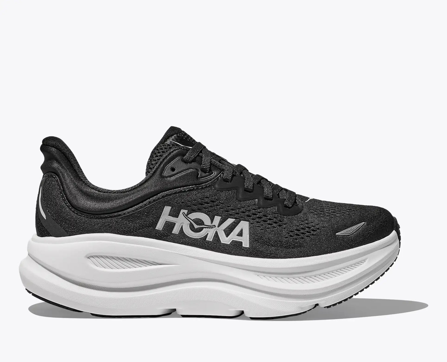 Men's Bondi 9 SHOES HOKA 9R Black/White