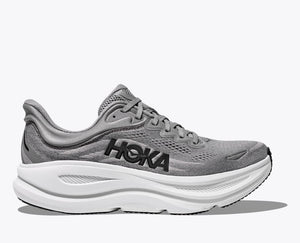 Hoka Men's Bondi 9 SHOES HOKA 9.5 gray