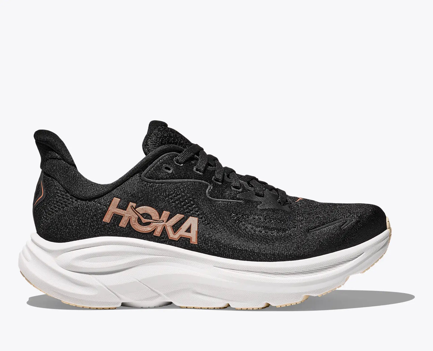 Women's Clifton 10 SHOES HOKA 10R Black Rose Gold