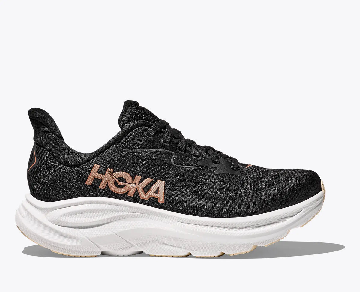 Women's Clifton 10 SHOES HOKA 10R Black Rose Gold