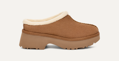 UGG Women's New Heights Cozy Clog SHOES UGG AUSTRALIA 6 Chestnut 