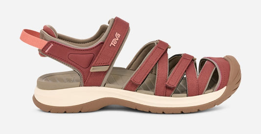 Women's Tirra Sport Closed Toe Hiking Sandal SHOES TEVA 5 Mahogany