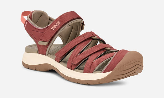 Teva Women's Tirra Sport Closed Toe SHOES TEVA 5 Mahogany