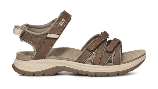 Women's Tirra Sport Leather Hiking Sandal SHOES TEVA 6 Caribou