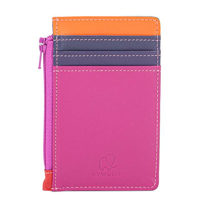 Credit Card Holder with Coin Purse PURSES MYWALIT Sangria