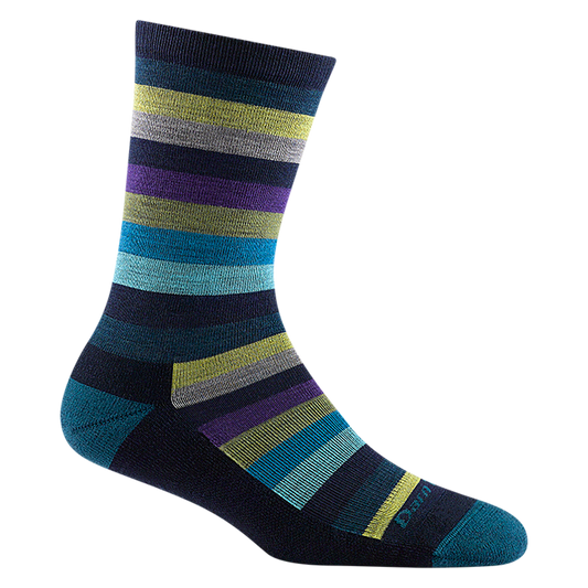 Darn Tough Women's Mystic Stripe Lightweight SOX DARN TOUGH M (7-9.5) Dark Teal