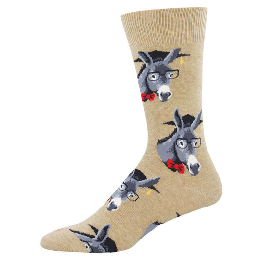 Socksmith Men's Smart Ass SOX SOCKSMITH Brown