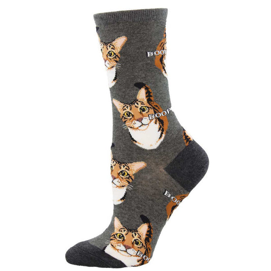 Socksmith Women's Boop Cat SOX SOCKSMITH Gray