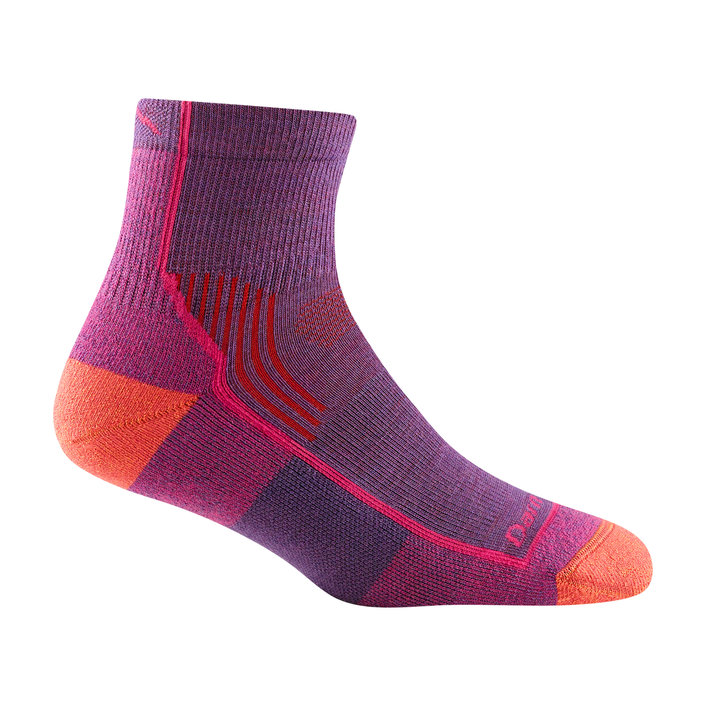 HIKER QTR 1958 SOX DARN TOUGH M (7.5-9.5) Berry