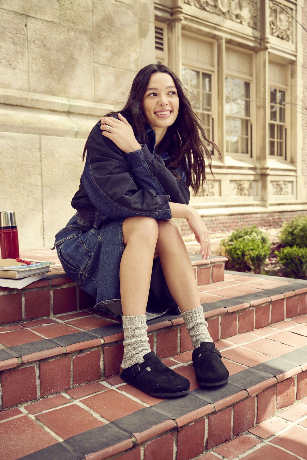 Unisex Boston Black Suede Soft Footbed – Birkenstock Village