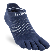 Load image into Gallery viewer, Injinji Women&#39;s Lightweight No Show Sock SOX INJINJI XS/SM Navy 
