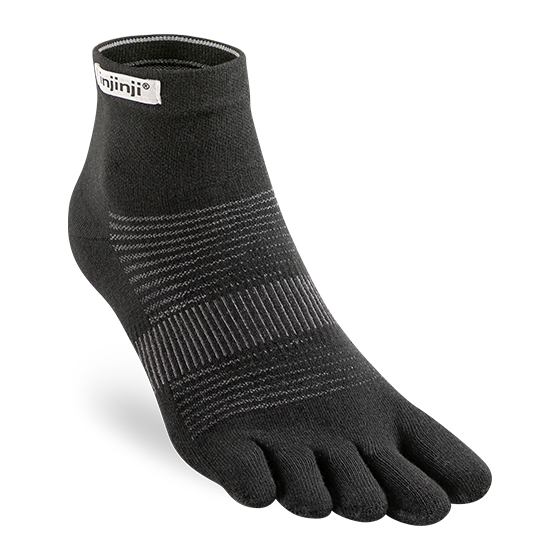 Injinji Lightweight Mini Crew SOX INJINJI S Black 