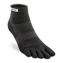 Load image into Gallery viewer, Injinji Lightweight Mini Crew SOX INJINJI S Black 
