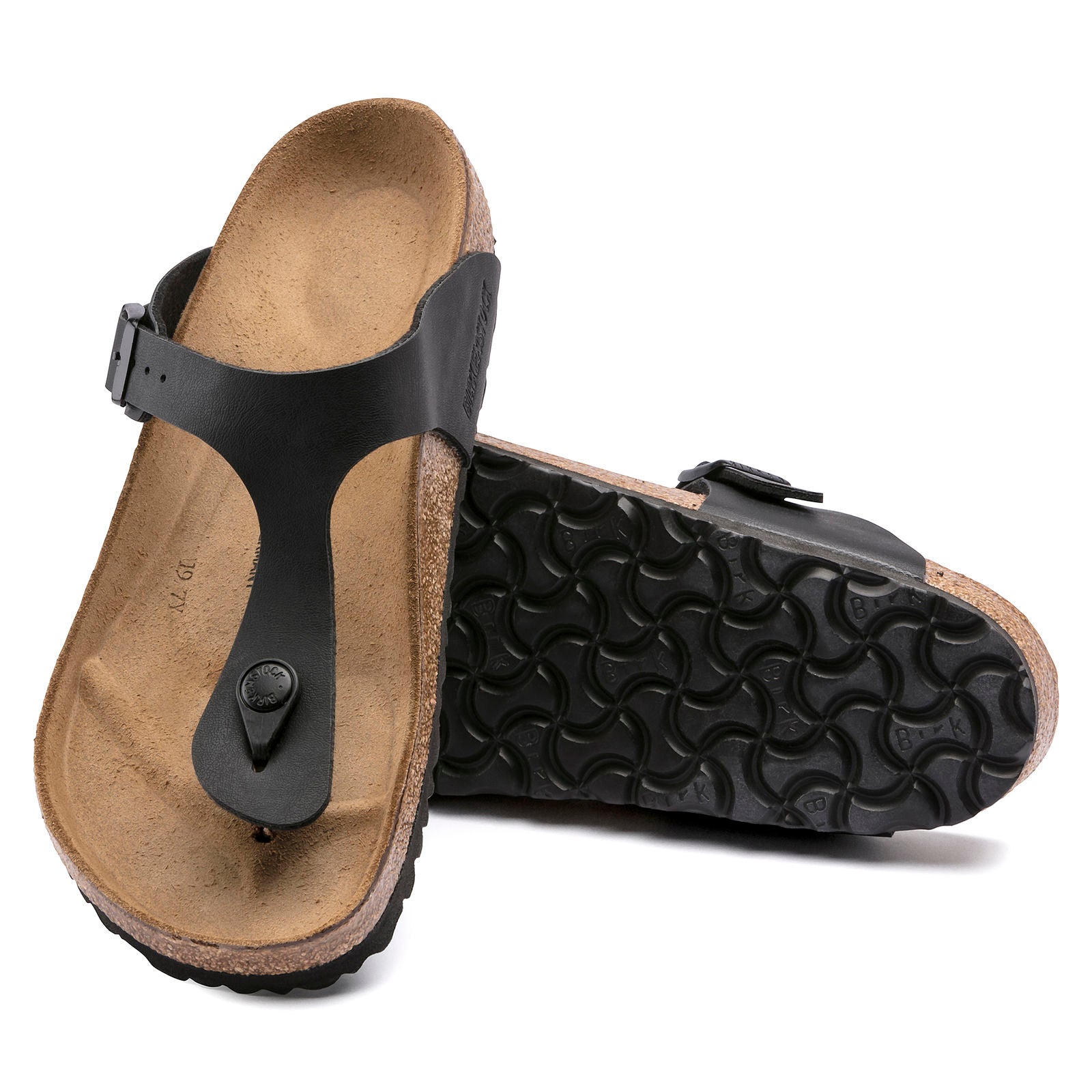 Birkenstock Gizeh Kid Sandals BIRKENSTOCK 34 Black Narrow