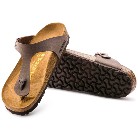 Birkenstock Gizeh Multiple Colors of Birkibuc & Birko-Flor Sandals BIRKENSTOCK 35R Mocha Birkibuc