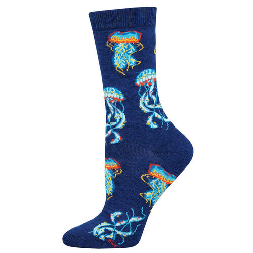 Socksmith Women's Bamboo Deep Sea Jellies SOX SOCKSMITH Navy  