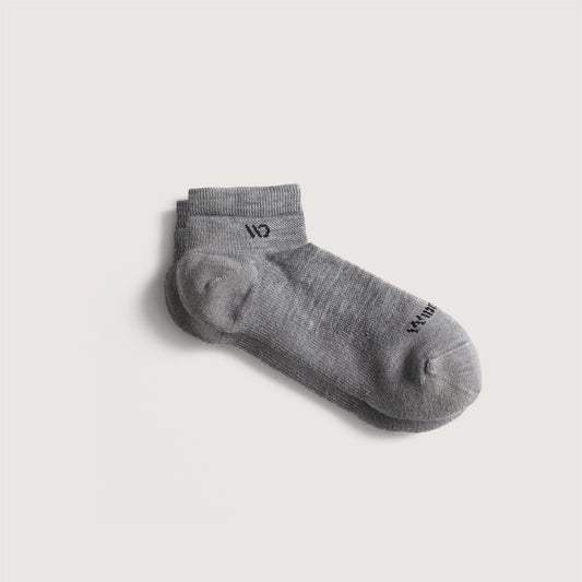 Wide Open Men's No Show Cushioned SOX WIDE OPEN L (10-12) Light Gray