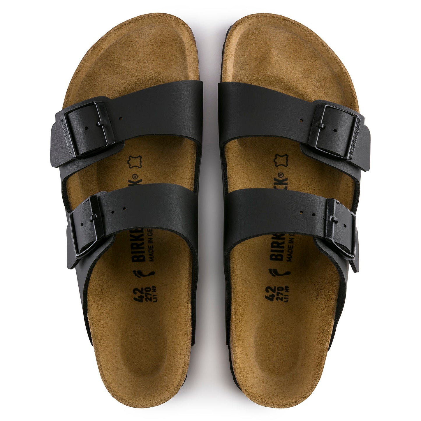 Unisex Arizona Black Birko-Flor SHOES BIRKENSTOCK